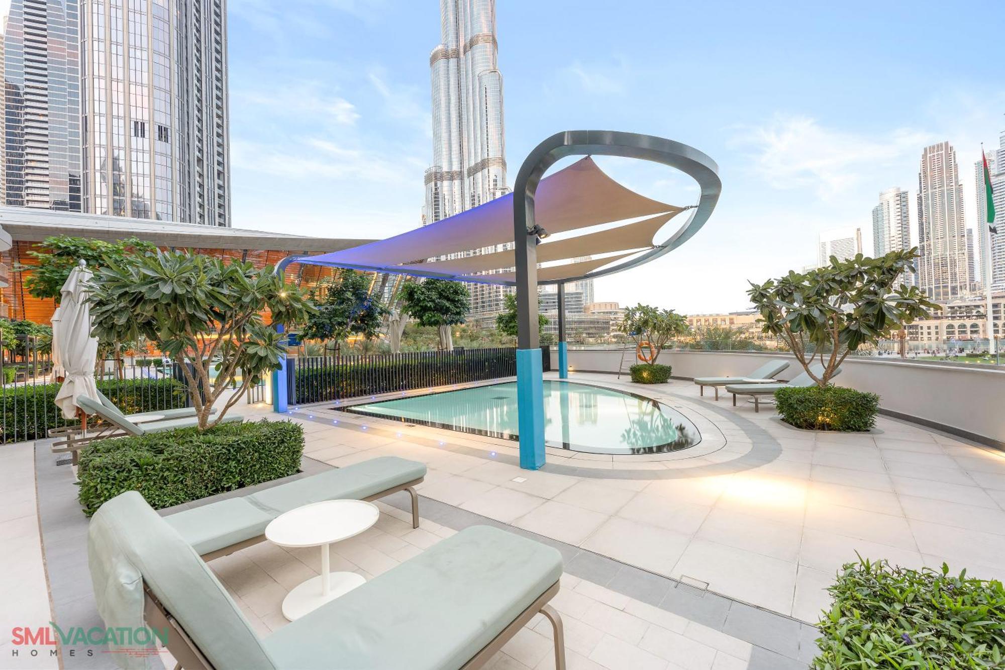Sml Vacation Homes - Sky High Apartments With Burj Khalifa And Dubai Fountain Views At Grande Signature, Downtown Dubaj Zewnętrze zdjęcie