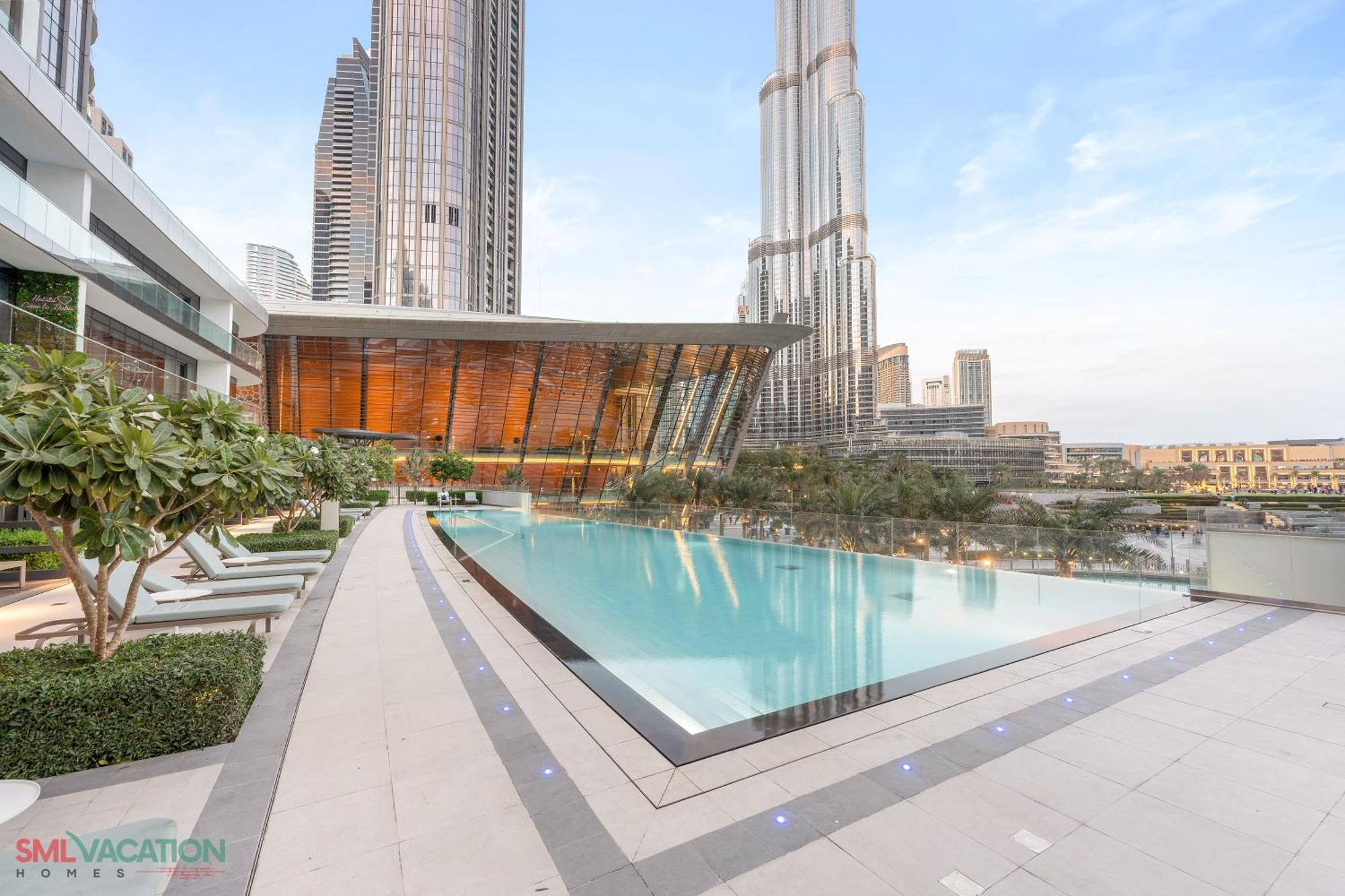 Sml Vacation Homes - Sky High Apartments With Burj Khalifa And Dubai Fountain Views At Grande Signature, Downtown Dubaj Zewnętrze zdjęcie