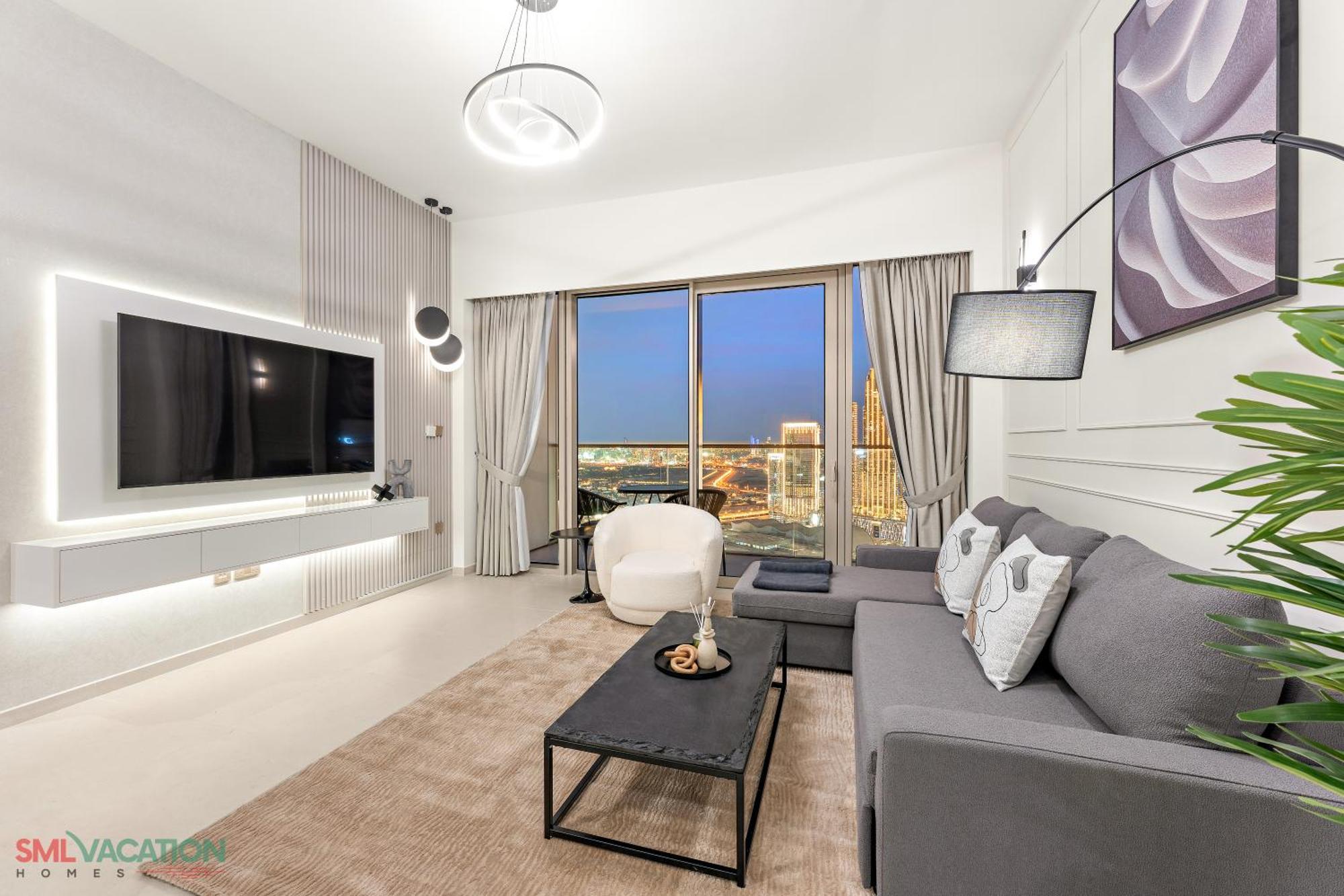 Sml Vacation Homes - Sky High Apartments With Burj Khalifa And Dubai Fountain Views At Grande Signature, Downtown Dubaj Zewnętrze zdjęcie