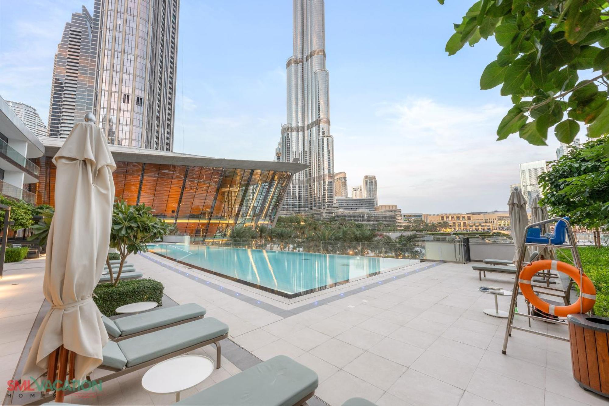 Sml Vacation Homes - Sky High Apartments With Burj Khalifa And Dubai Fountain Views At Grande Signature, Downtown Dubaj Zewnętrze zdjęcie
