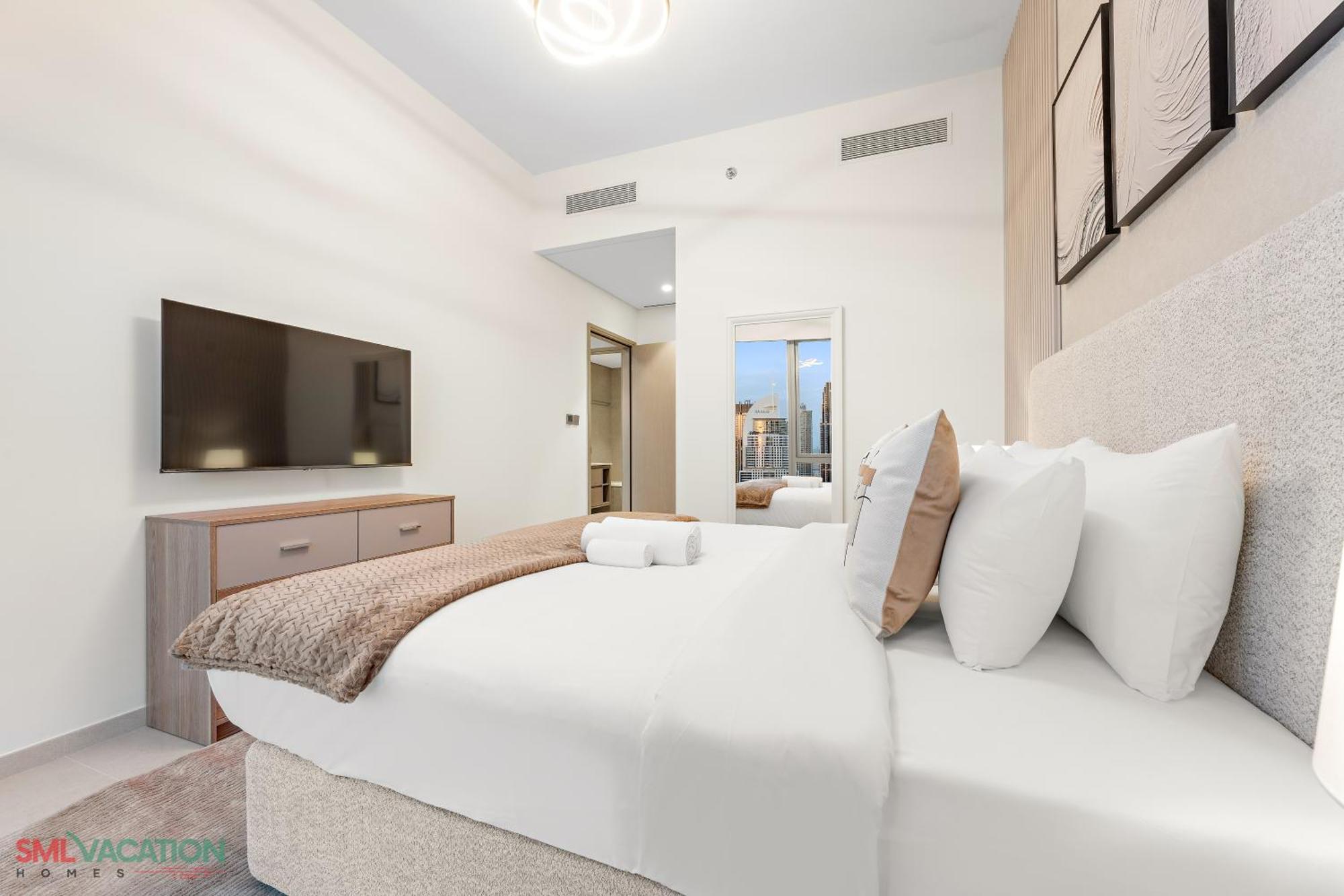 Sml Vacation Homes - Sky High Apartments With Burj Khalifa And Dubai Fountain Views At Grande Signature, Downtown Dubaj Zewnętrze zdjęcie