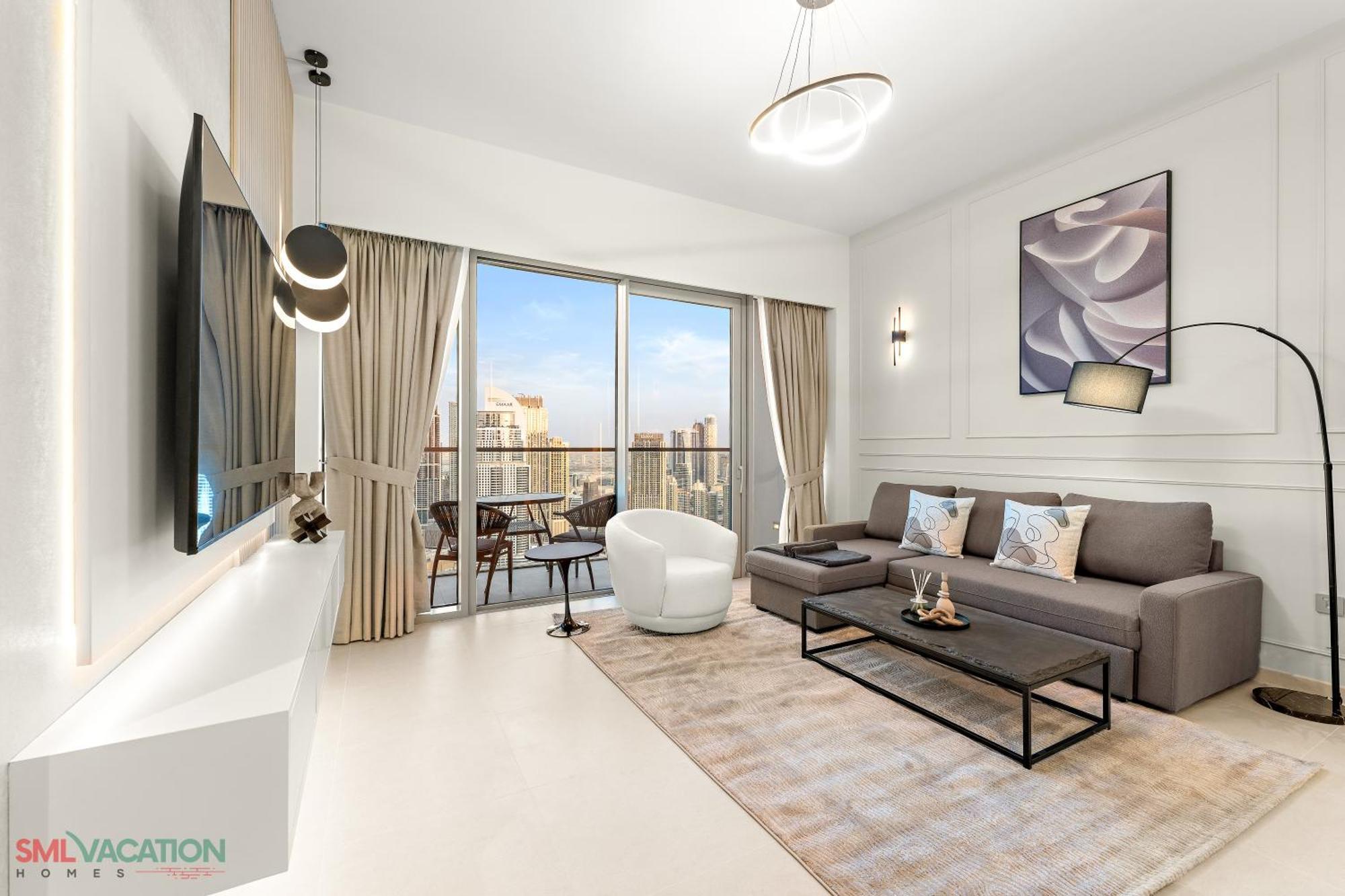 Sml Vacation Homes - Sky High Apartments With Burj Khalifa And Dubai Fountain Views At Grande Signature, Downtown Dubaj Zewnętrze zdjęcie