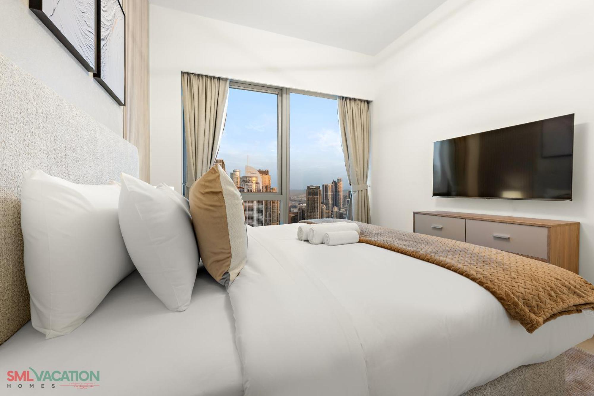 Sml Vacation Homes - Sky High Apartments With Burj Khalifa And Dubai Fountain Views At Grande Signature, Downtown Dubaj Zewnętrze zdjęcie